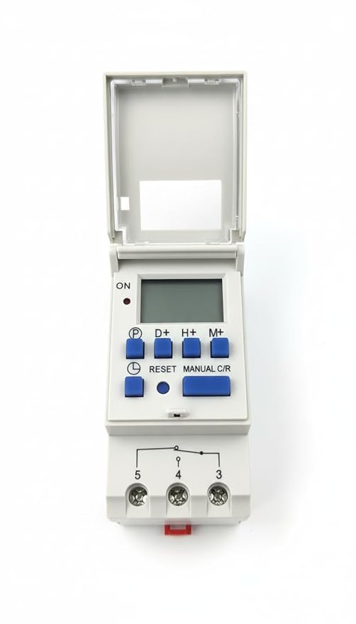 Quick Sense QS-T3-5pin DIN Rail Digital Timer Switch 24x7 Programmable Automation Controller
