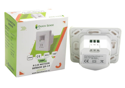 Quick Sense PIR Wall-Mounted Infrared Motion Sensor Switch 220V 9m