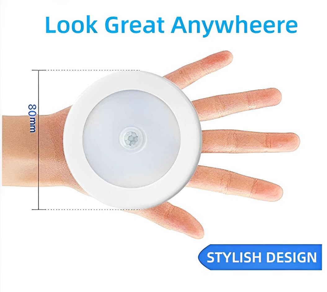 Quick Sense Motion Sensor Night Light Stick-On Battery LED