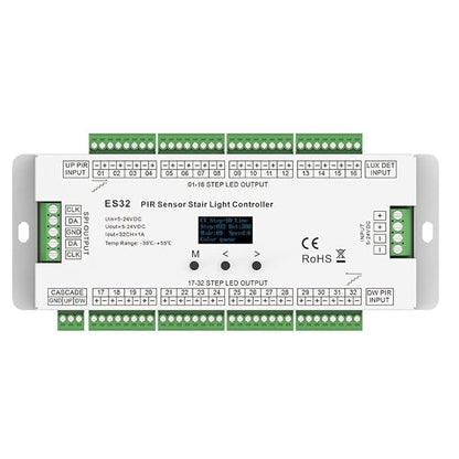 Quick Sense 32-Step LED Stair Light Controller with Dual PIR