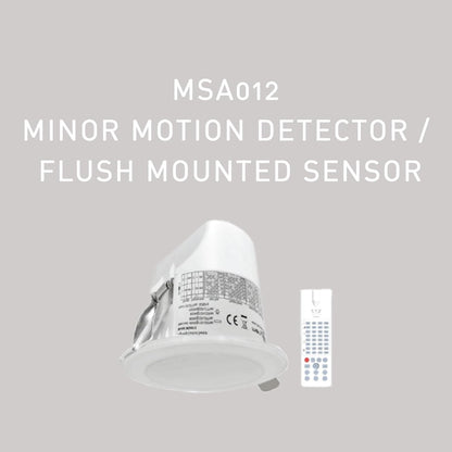 Quick Sense Flush-Mount Microwave Motion Detector Sensor Dimmable White