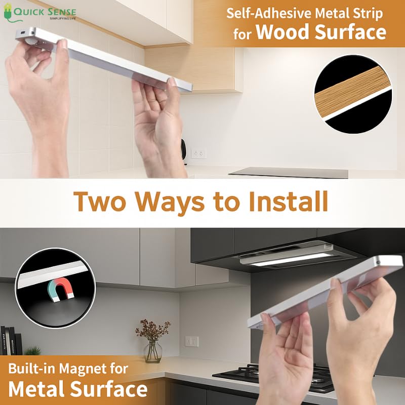 Quick Sense 160-LED Rechargeable Motion Sensor Closet Light Bar