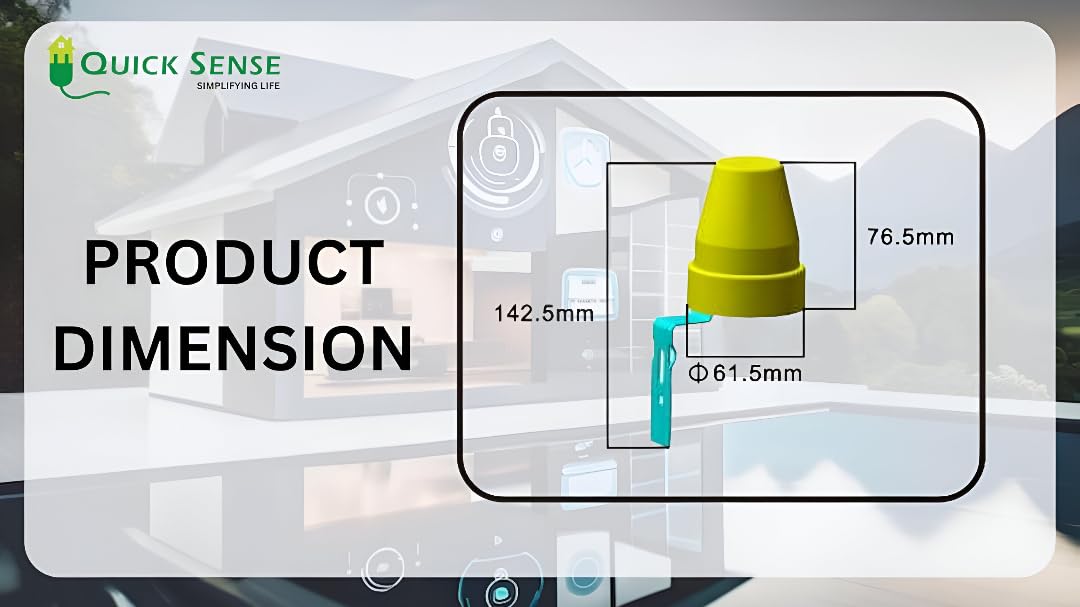 Quick Sense QS-302 220V Waterproof Photocell Day/Night LDR Sensor Switch