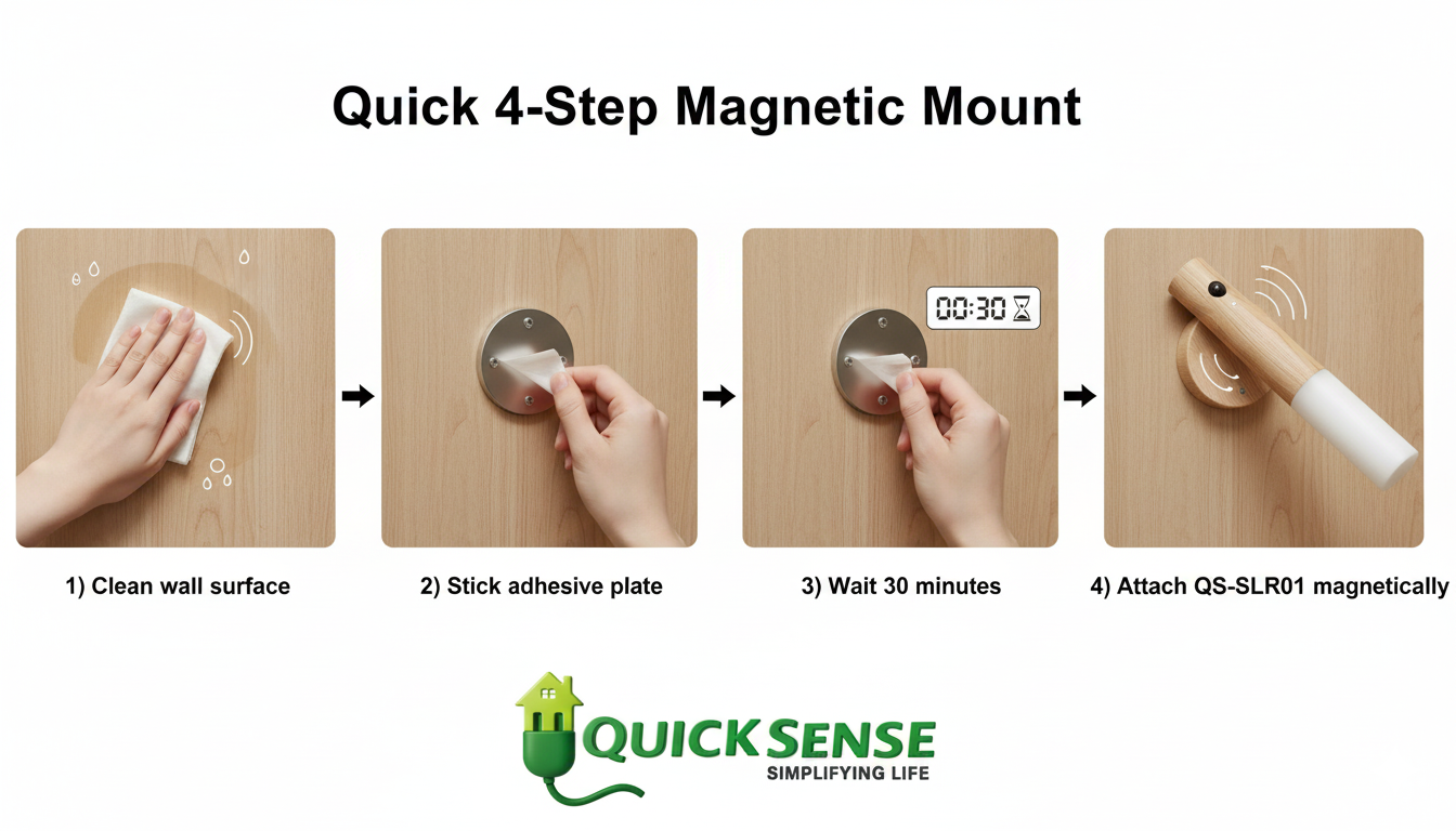 Rechagreable Motion Sensor Light QS-RMSL04 B2B
