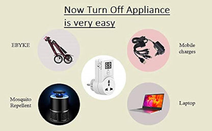 Quick Sense QS-T9 230V Plug-In Countdown Off-Delay Timer Socket