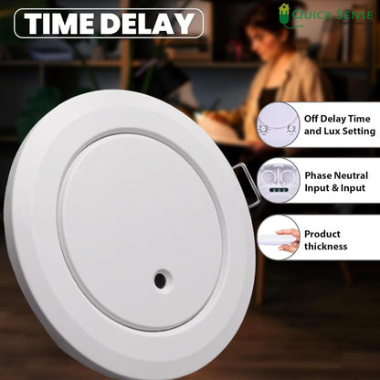 Quick Sense QS/M10/A Recessed Microwave Motion Sensor Switch 360° Detection