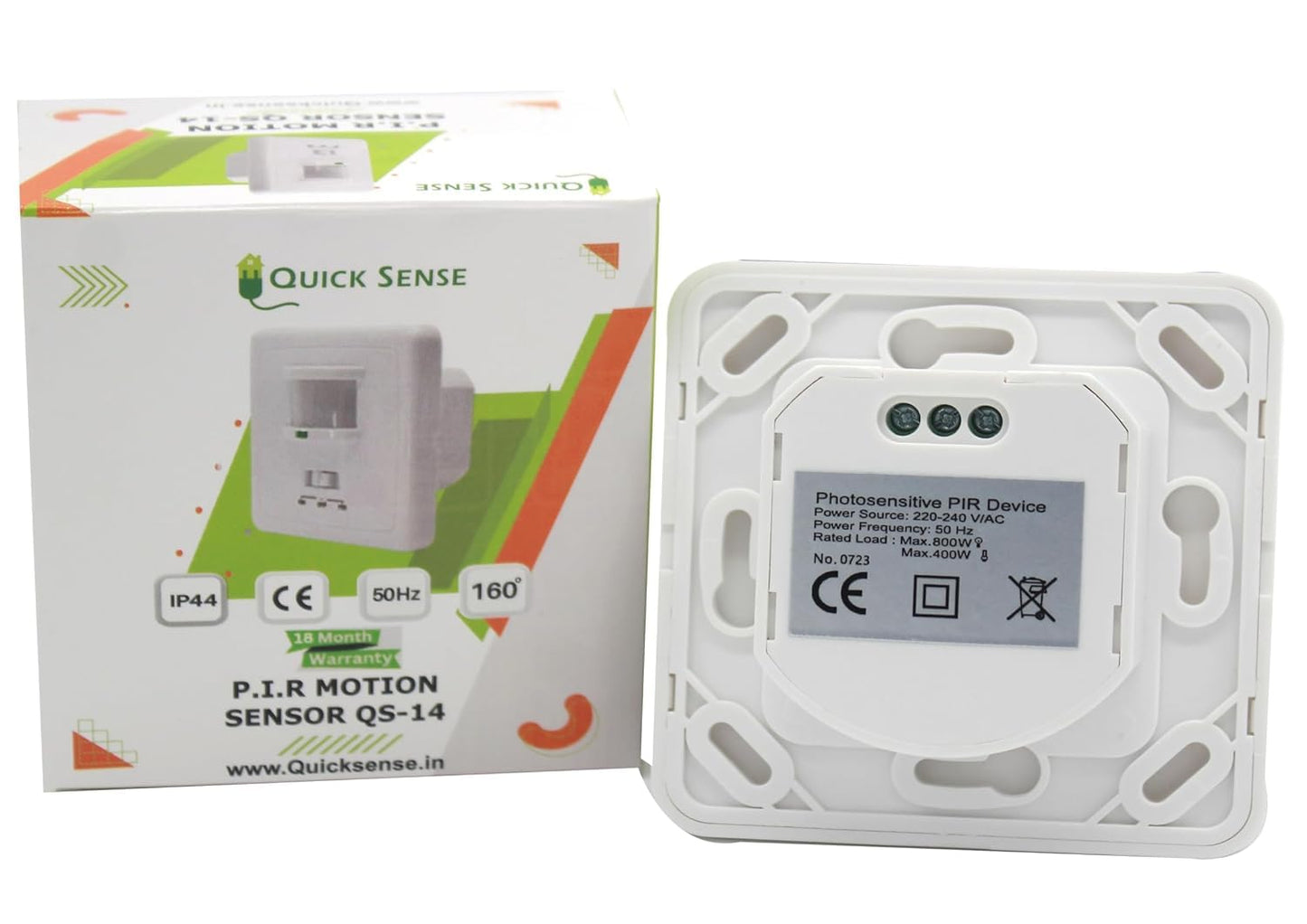 Quick Sense PIR Wall-Mounted Infrared Motion Sensor Switch 220V 9m