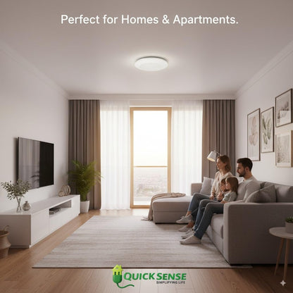 Quick Sense QS-BR01 Breath and Motion Presence Sensor 360° Mount