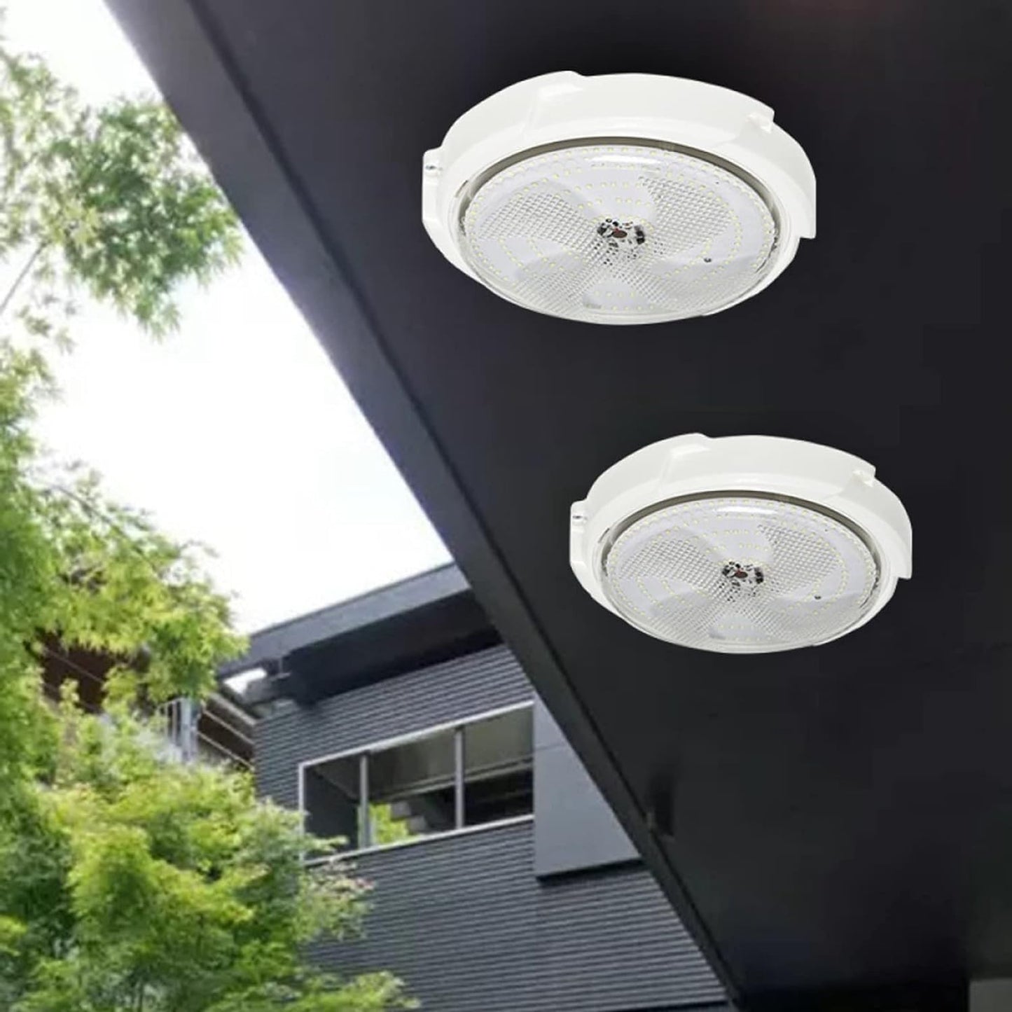 Quick Sense Solar Ceiling Light 60W Remote Control Waterproof LED