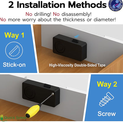 Quick Sense Hidden Smart Cabinet Lock RFID Bluetooth NFC Control