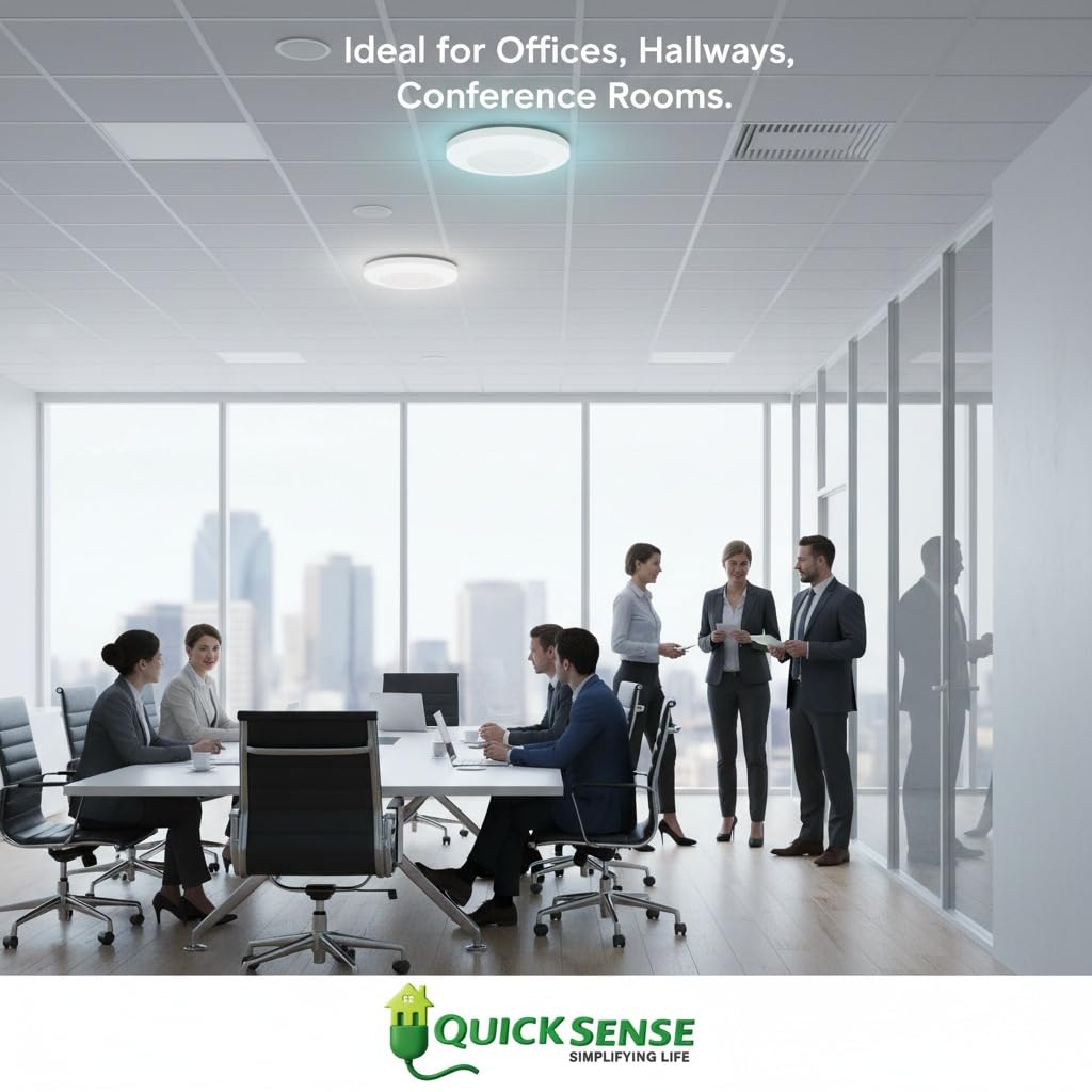 Quick Sense QS-BR01 Breath and Motion Presence Sensor 360° Mount
