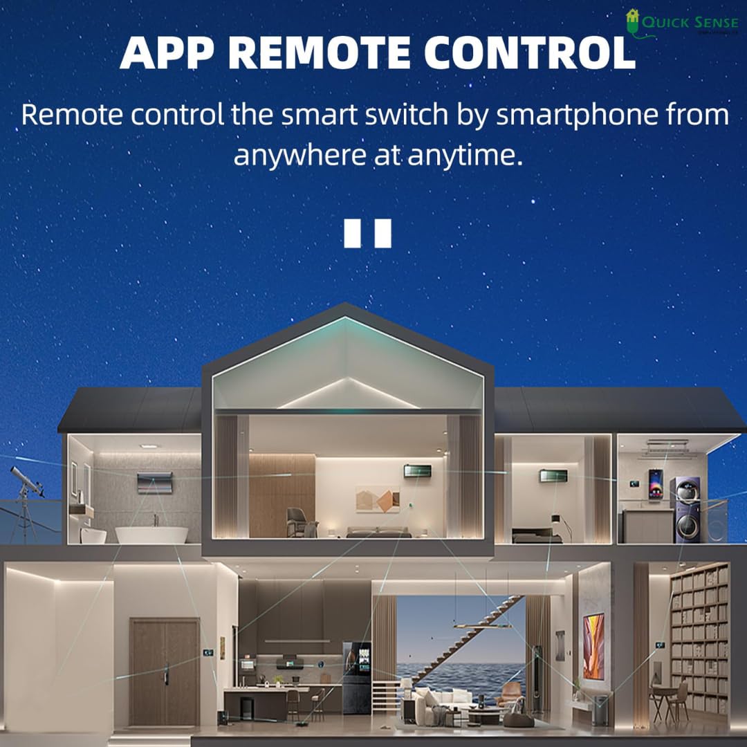 Quick Sense Smart WiFi Circuit Breaker 1P 63A Energy Monitor