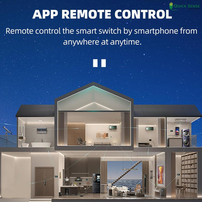 Quick Sense Smart WiFi Circuit Breaker 1P 63A Energy Monitor