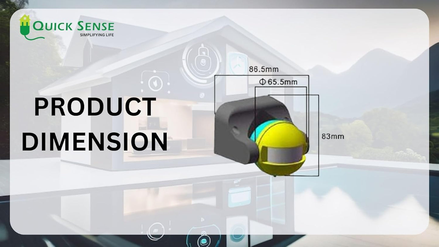 Quick Sense QS-09 Wall PIR Motion Sensor Switch Adjustable Lux