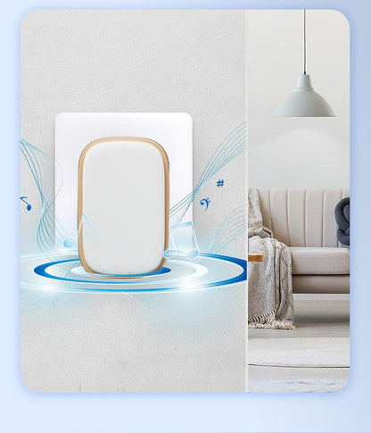 Quick Sense Wireless Doorbell with LED Flash, 5 Volumes, Mute