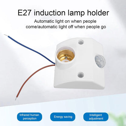 Quick Sense PIR Motion Sensor Lamp Holder E27/B22 Automatic