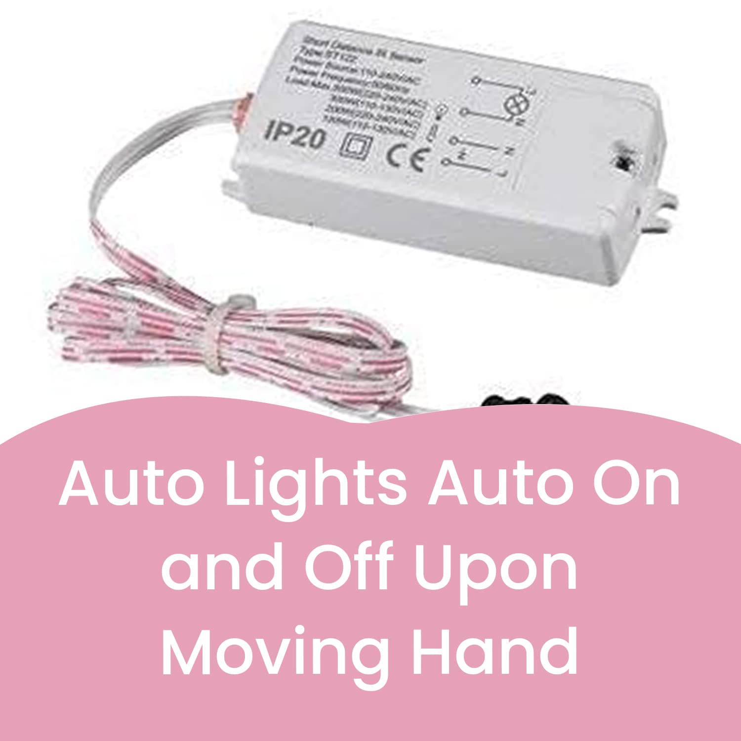 Quick Sense Hand-Wave IR Motion Sensor Switch for Lights