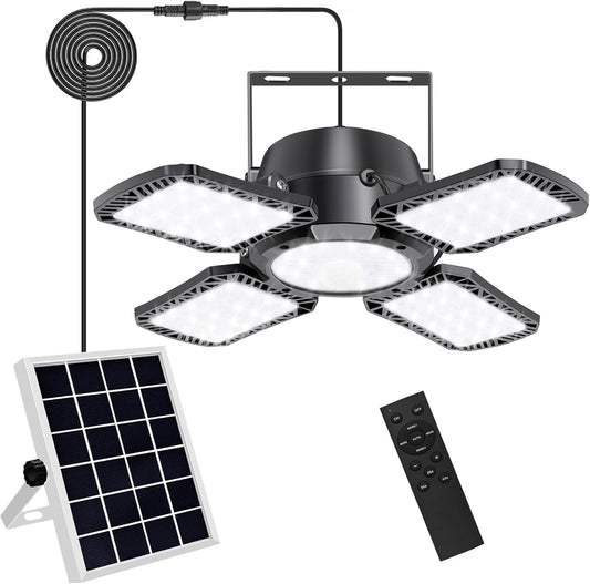 Quick Sense Solar Pendant Light 176 LED Motion Sensor Remote