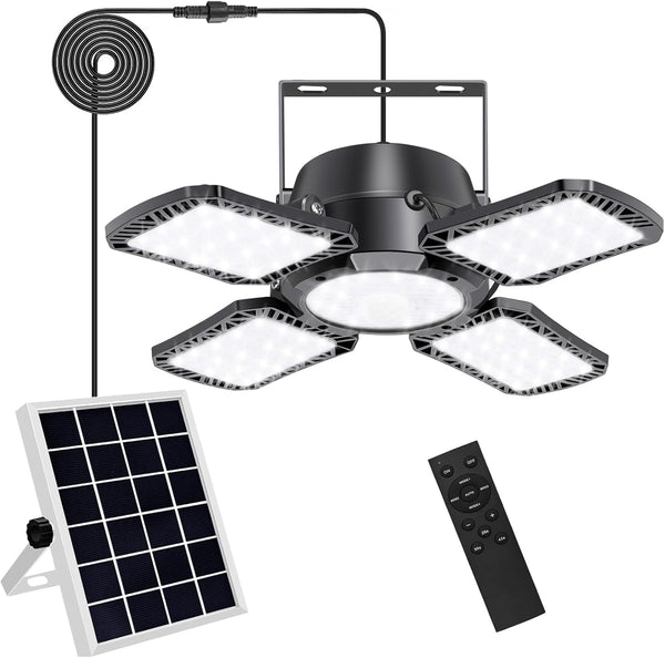 Quick Sense Solar Pendant Light 176 LED Motion Sensor Remote