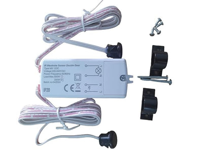 MAXWELL Double Door Wardrobe Infrared Sensor Light Switch 220V
