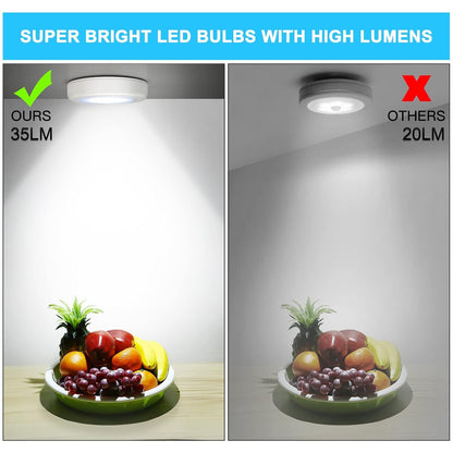 Quick Sense Motion Sensor LED Night Light Battery Wireless PIR