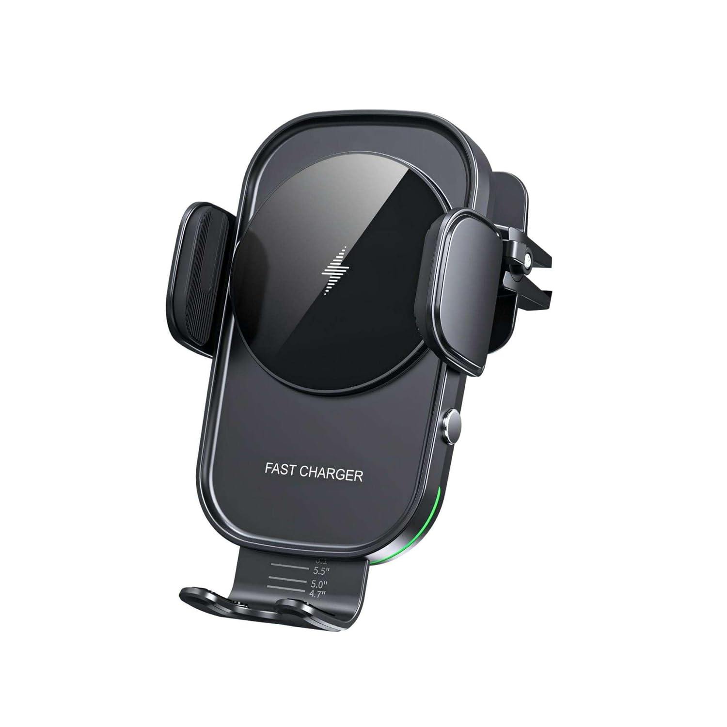 Quick Sense 15W Wireless Car Phone Holder with Auto-Clamping