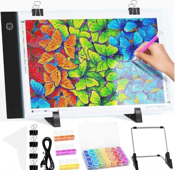 Quick Sense A4 NFC LED Tracing Light Box, Dimmable Touch-Control