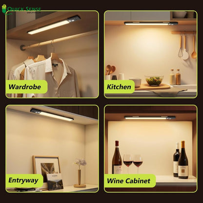 Quick Sense Rechargeable Motion Sensor LED Under-Cabinet Lights 2-Pack