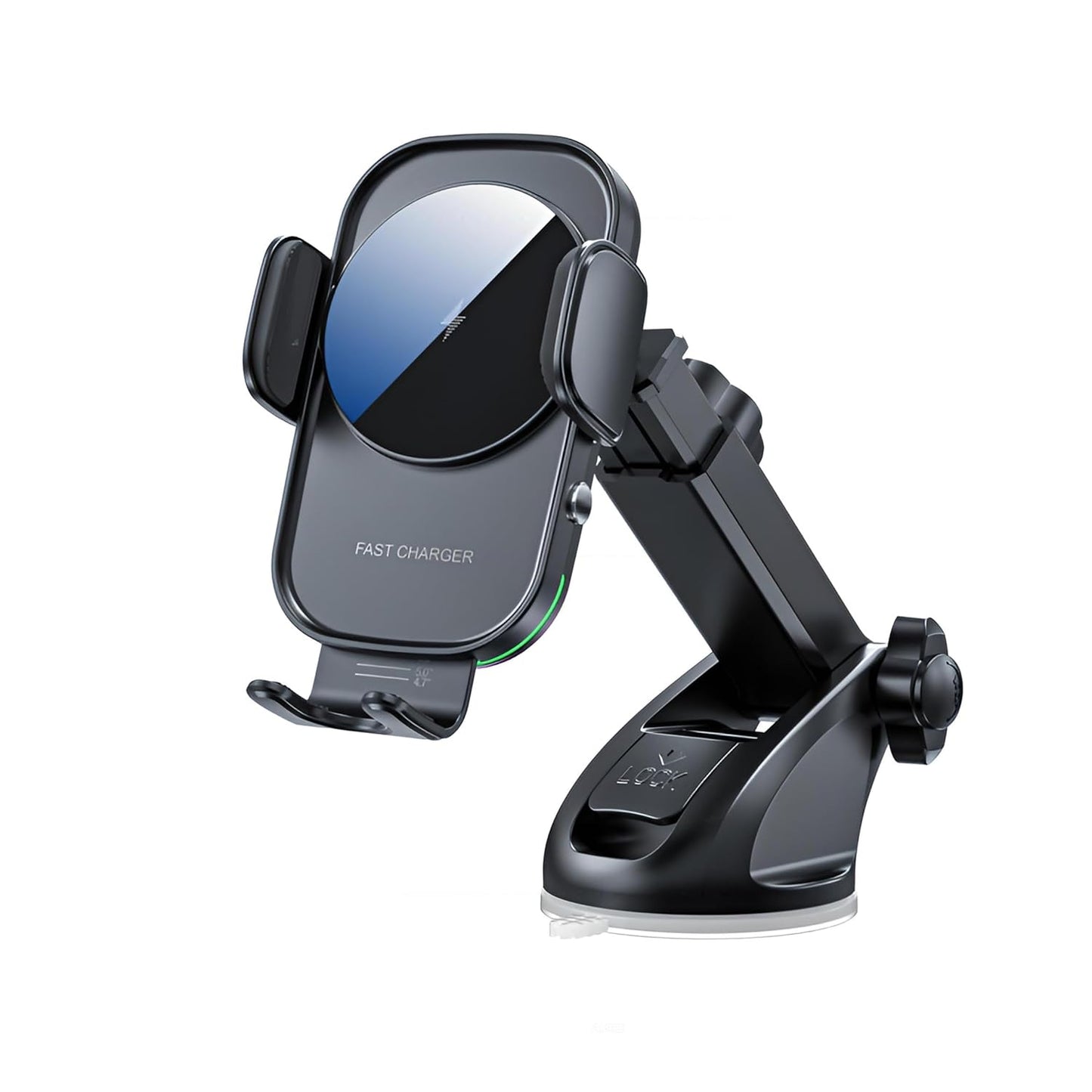 Quick Sense 15W Wireless Car Phone Holder with Auto-Clamping