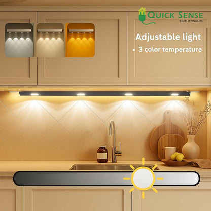 Quick Sense 60cm Motion Sensor LED Cabinet Light Bar Rechargeable