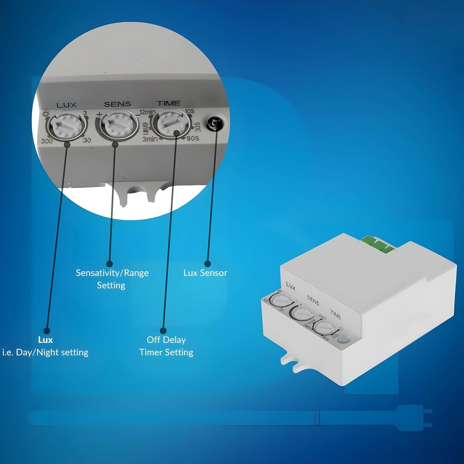 Quick Sense QS-M5A Microwave Radar Motion Sensor Occupancy Detector