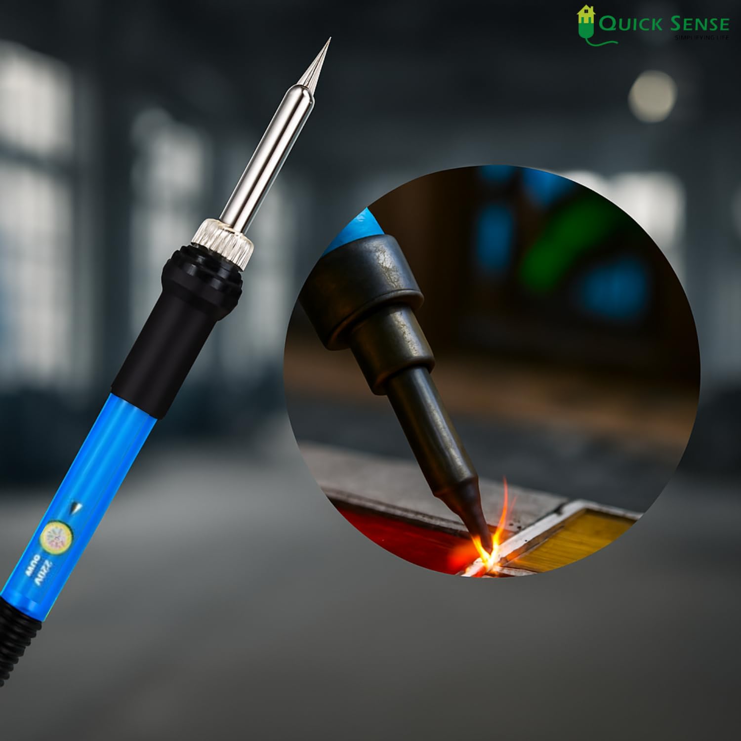 Quick Sense Adjustable 60W Soldering Iron 18-Piece Kit