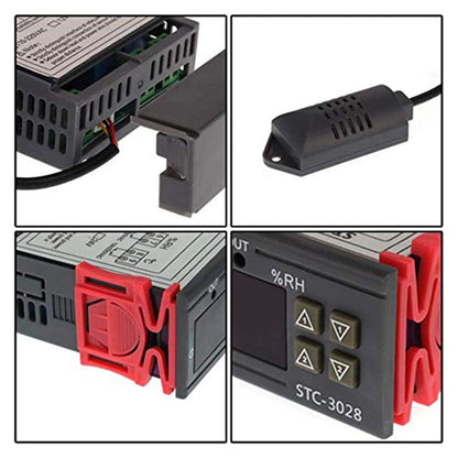 Quick Sense QS-TC-03 220V Digital Humidity Control Controller with Probe