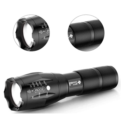 Quick Sense Rechargeable Tactical Flashlight LFX1000 18650 Long Beam