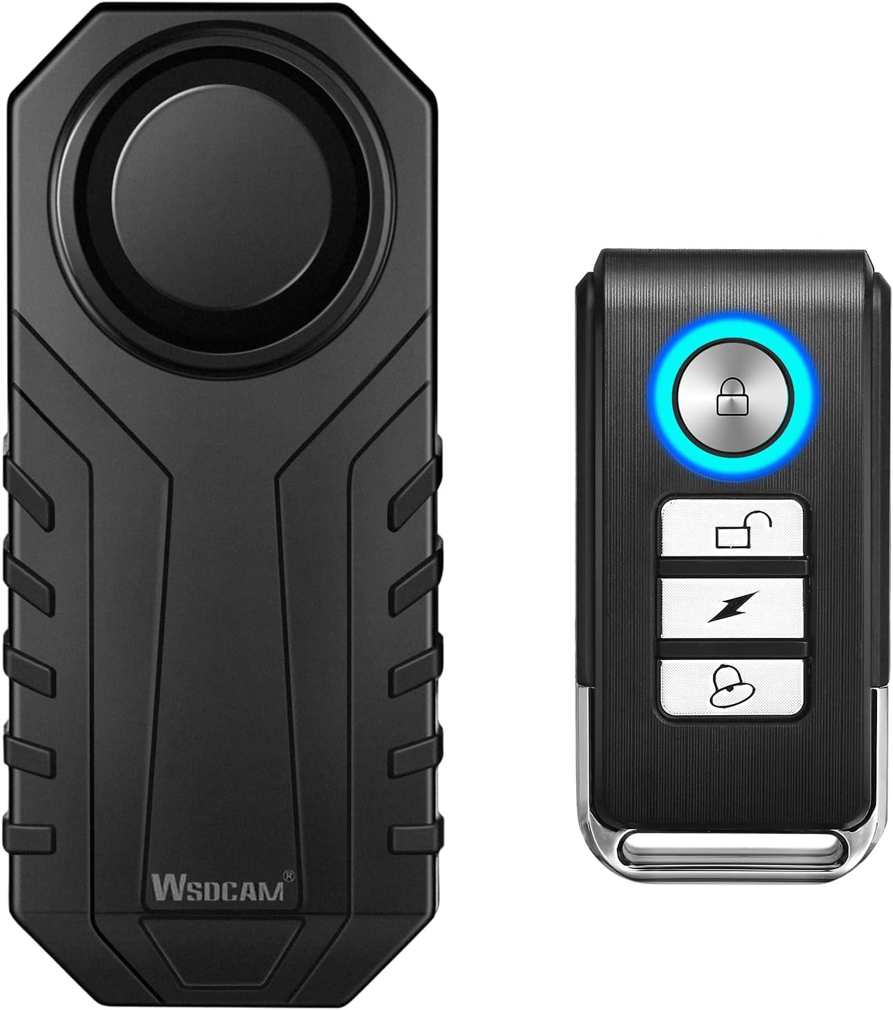 Quick Sense 113dB Wireless Bike Alarm with Remote, IP55 Waterproof