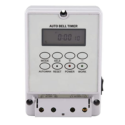 Quick Sense (QS-T14):Digital School Bell Timer Switch ZTY08 Intelligent Microcomputer Auto Bell Ring Controller 80 Groups Programmable Time