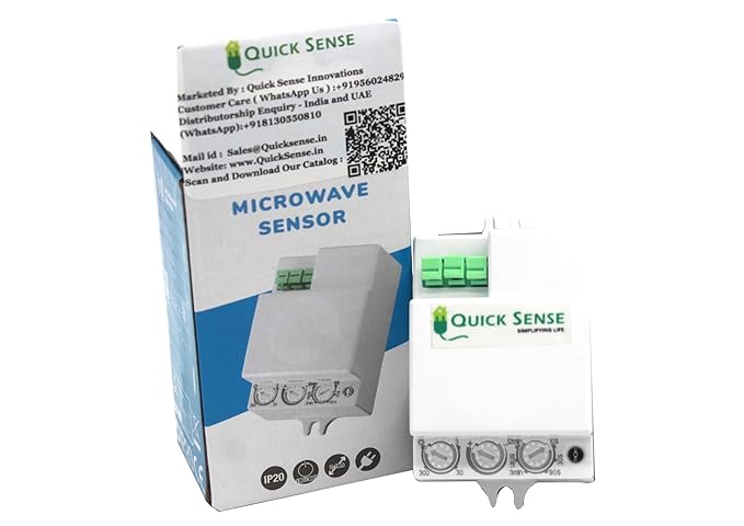 Quick Sense QS-M5A Microwave Radar Motion Sensor Occupancy Detector