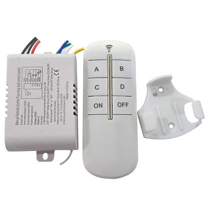 Quick Sense QS-RF01 4-Way RF Remote Fan and Light Switch