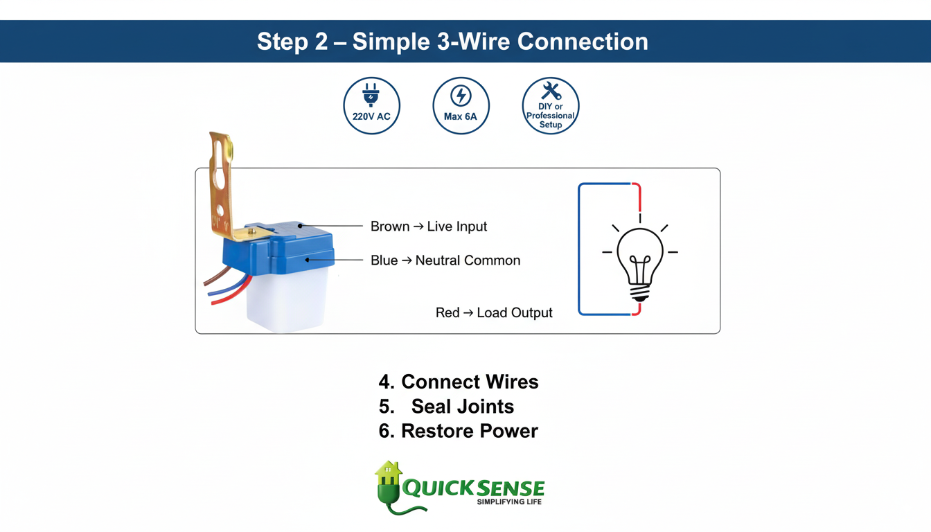 Photocell Sensor QS-301