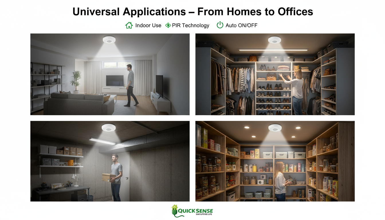 Ceiling Mount PIR Sensor Qs-08B