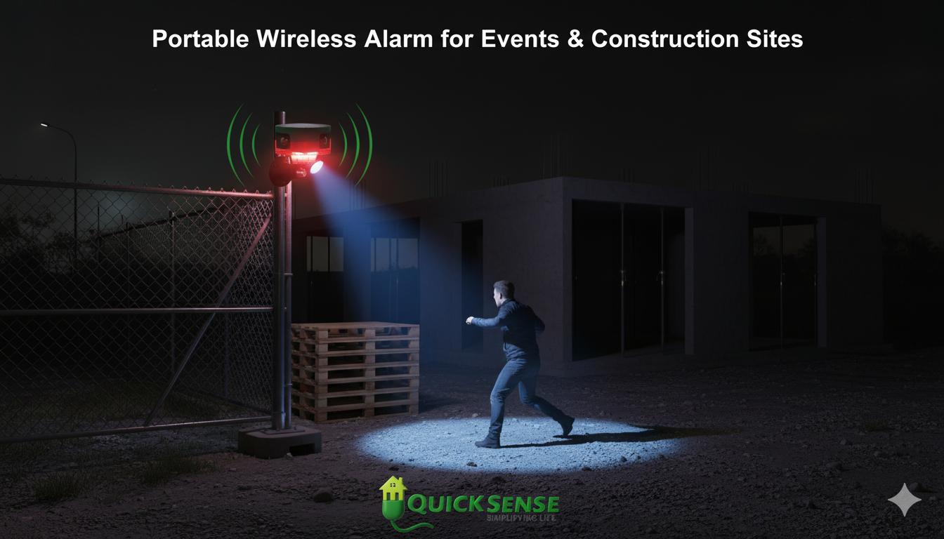 Solar Motion Sensor Alarm QS-MSA02 B2B