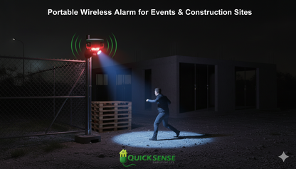 Solar Motion Sensor Alarm QS-MSA02 B2B