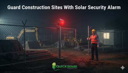 Solar Motion Sensor Alarm QS-MSA01 B2B