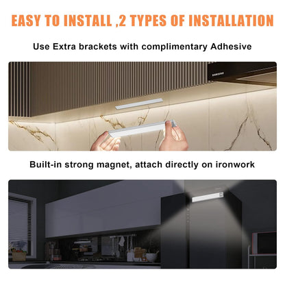 Quick Sense Rechargeable Motion Sensor LED Under-Cabinet Dimmable Light