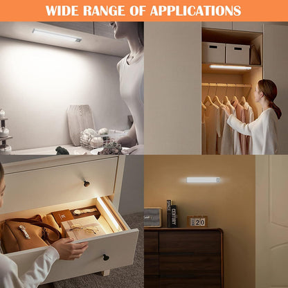 Quick Sense Rechargeable Motion Sensor LED Under-Cabinet Dimmable Light