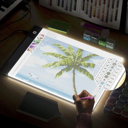 Quick Sense A4 NFC LED Tracing Light Box, Dimmable Touch-Control