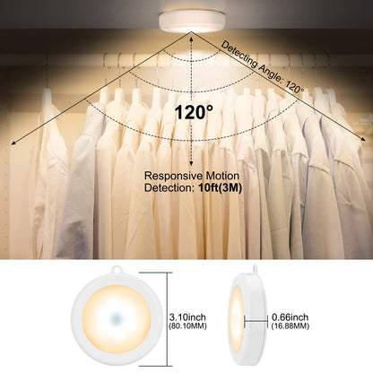 Quick Sense Motion Sensor Night Light Stick-On Battery LED
