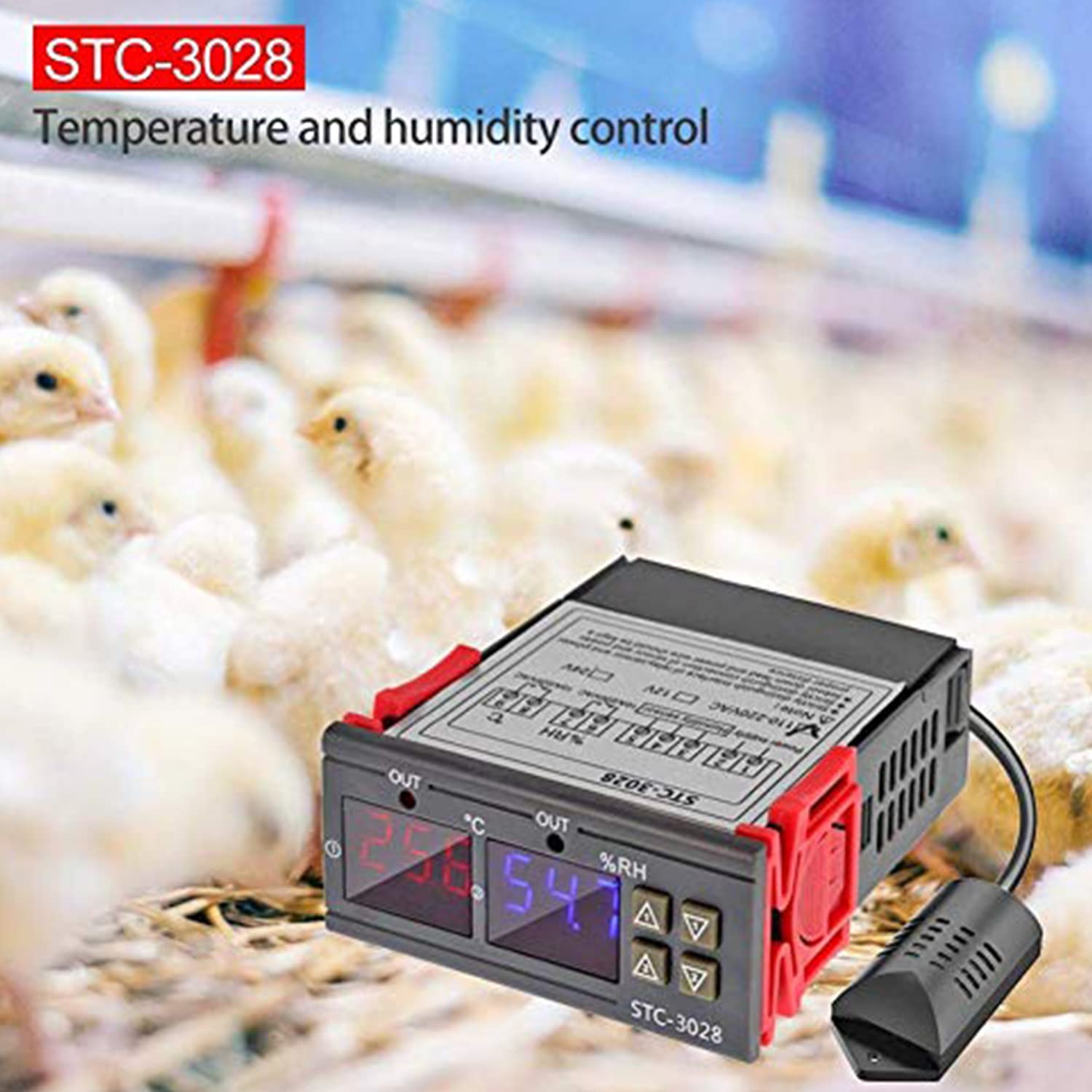 Quick Sense QS-TC-03 220V Digital Humidity Control Controller with Probe