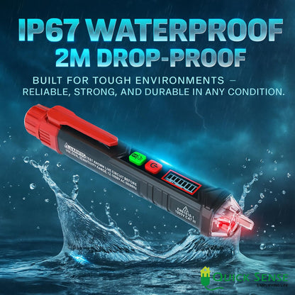 Quick Sense Digital Voltage Tester Pen NCV LCD Breakpoint Finder