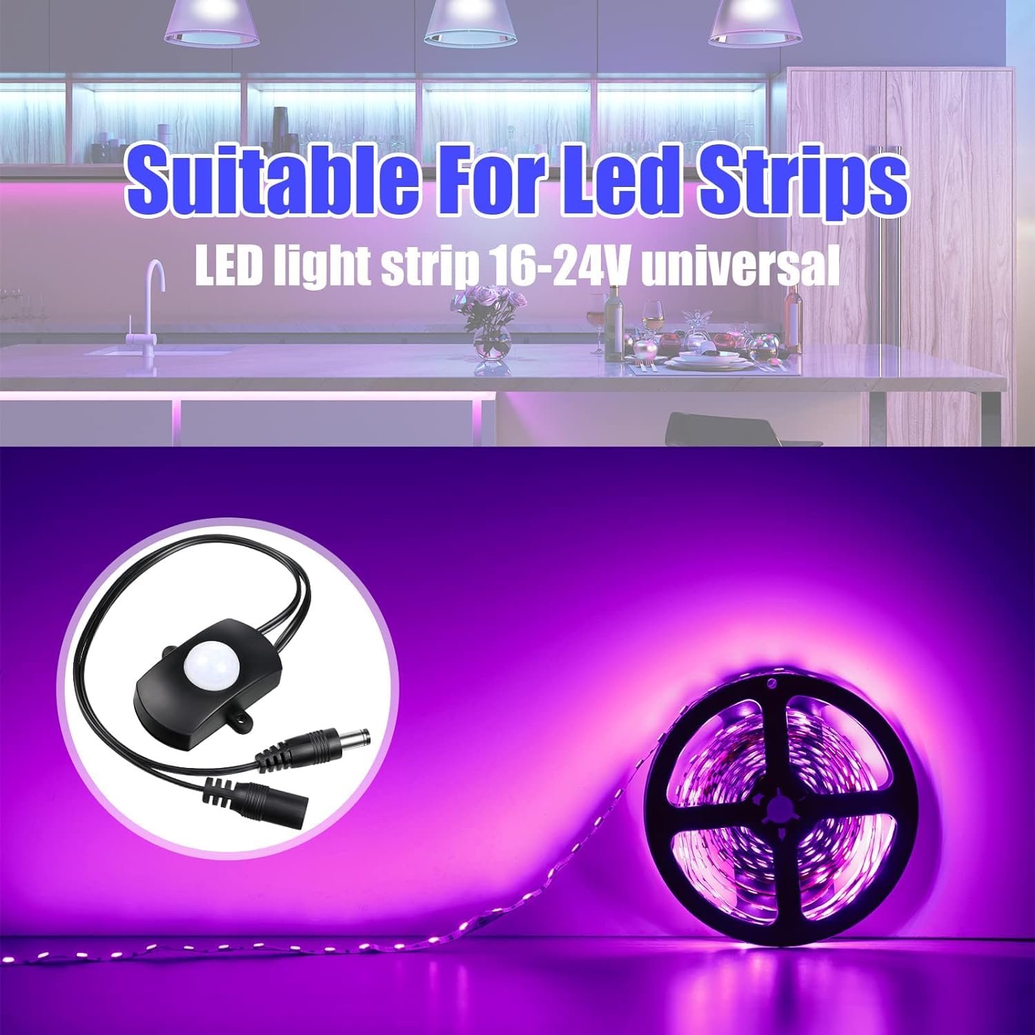 Quick Sense QS-WR07 PIR Motion Sensor Switch for LED Strips